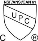 NSF/ANSI/CAN 61 C UPC Mark of Conformity